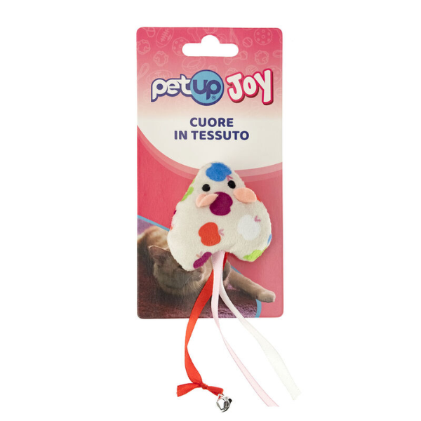Gioco per gatti Topolino PetUp Joy - 1 pz da 5 cm in tessuto
