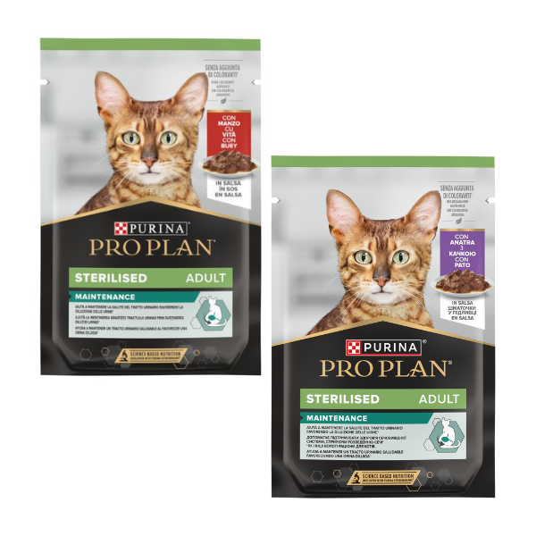 Purina Pro Plan Cat Adult Sterilised Maintenance Umido in salsa 85 g