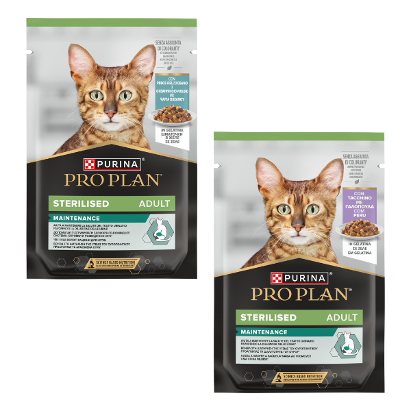 purina pro plan cat adult sterilised maintenance umido in gelatina 85 g immagine2