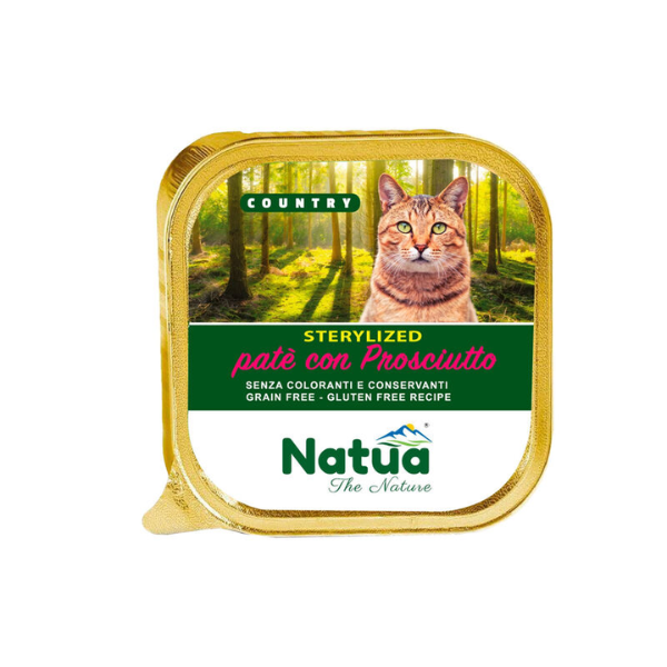 Natua Country Cat Adult Sterilised Patè Grain Free 100 gr