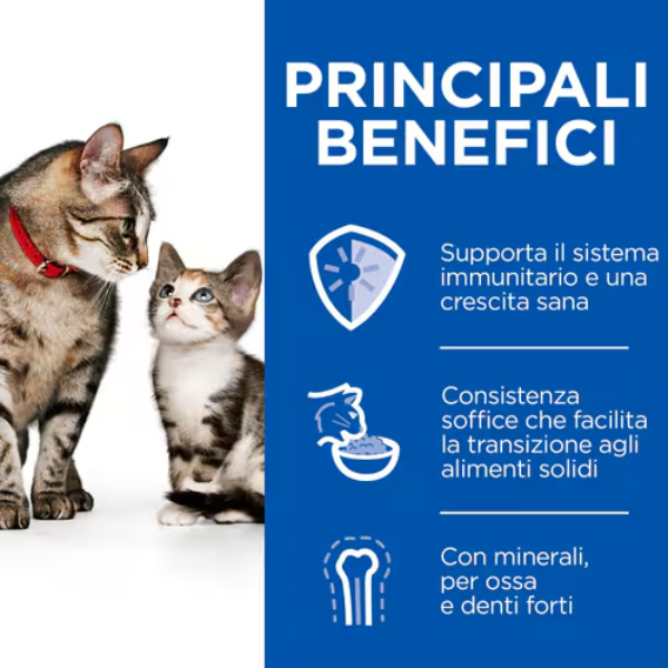 hill's science plan kitten & mother mousse 85 gr immagine5