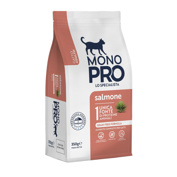 Monopro lo specialista Cat Adult Grain Free Salmone (scadenza: 31/01/2026) - 350 gr