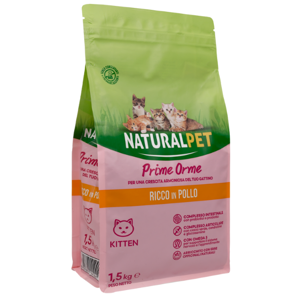 naturalpet kitten prime orme pollo immagine2
