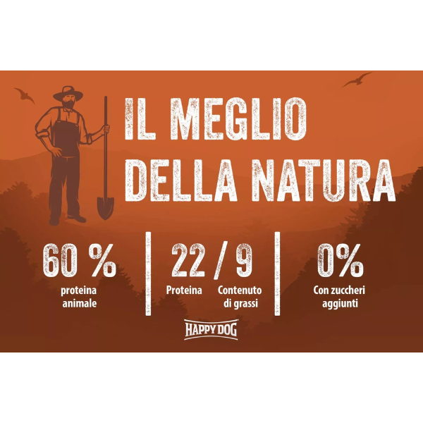 happy dog naturcroq adult all breeds manzo e riso immagine6