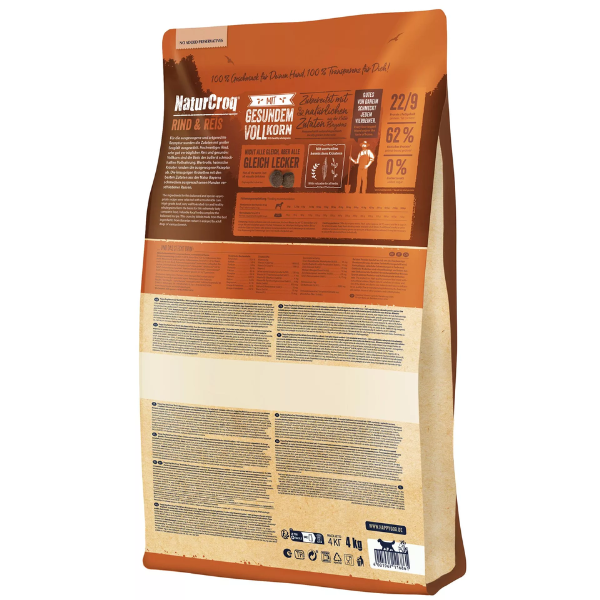 happy dog naturcroq adult all breeds manzo e riso immagine3