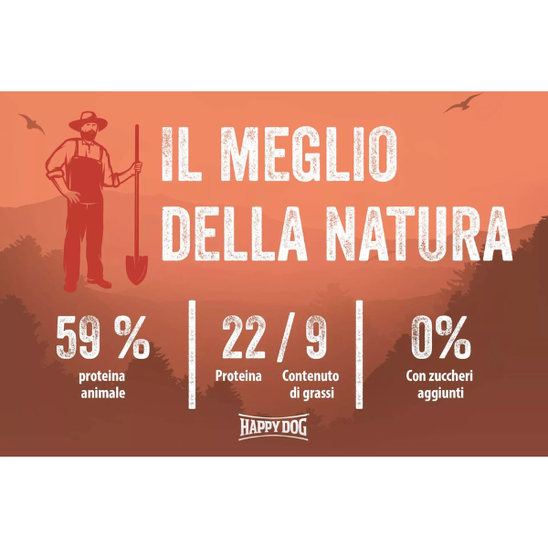 happy dog naturcroq adult all breeds salmone e riso immagine6