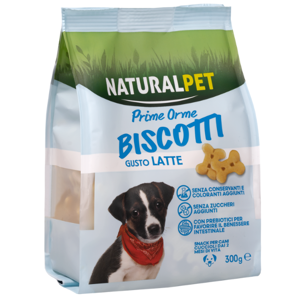 NaturalPet Prime Orme biscotti per cani Puppy 300 gr