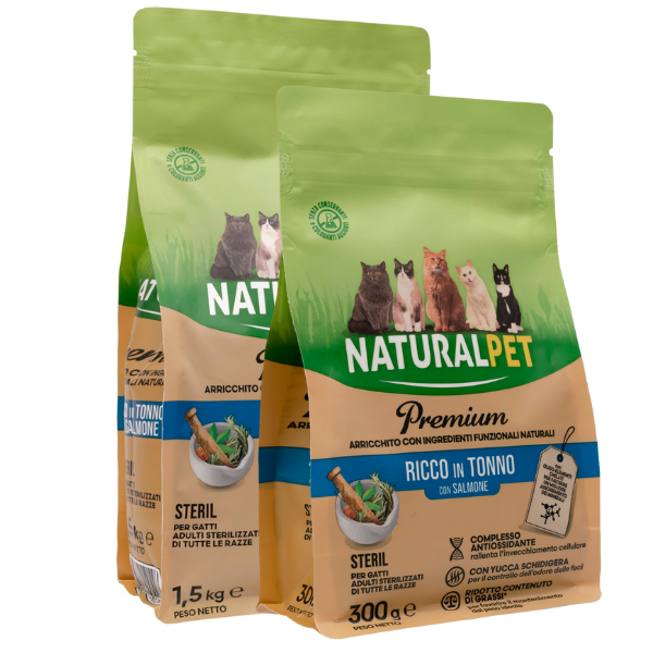 naturalpet premium cat sterilised tonno immagine2