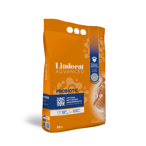 lindocat advanced probiotic lettiera agglomerante anti odore immagine2