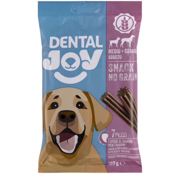 DentalJoy Dog Adult No Grain Medium/Large Snack Dentali