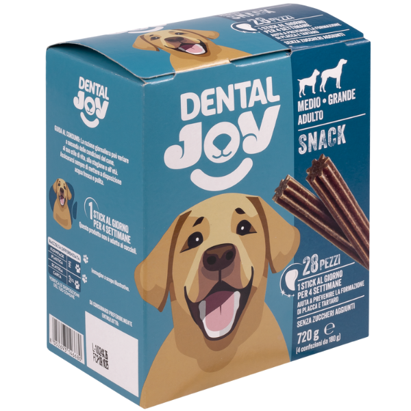 DentalJoy Dog Adult Medium/Large Snack Dentali - 28 stick dentali DentalJoy