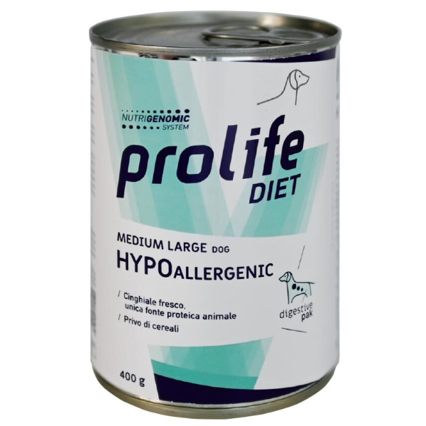Prolife Veterinary Diet Hypoallergenic Dog Medium/Large 400 gr
