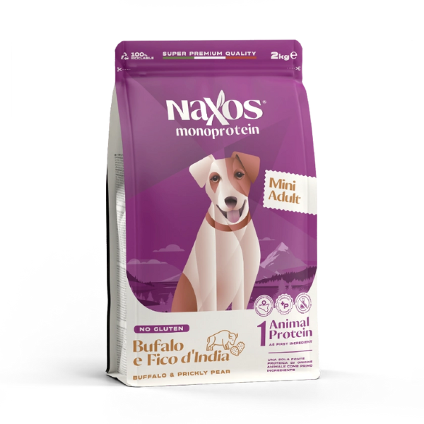 Naxos Monoprotein Dog Adult Mini Bufalo e Fico d'india