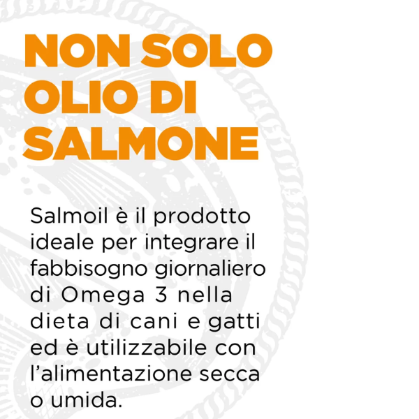 salmoil olio di salmone per cani e gatti benessere renale immagine3
