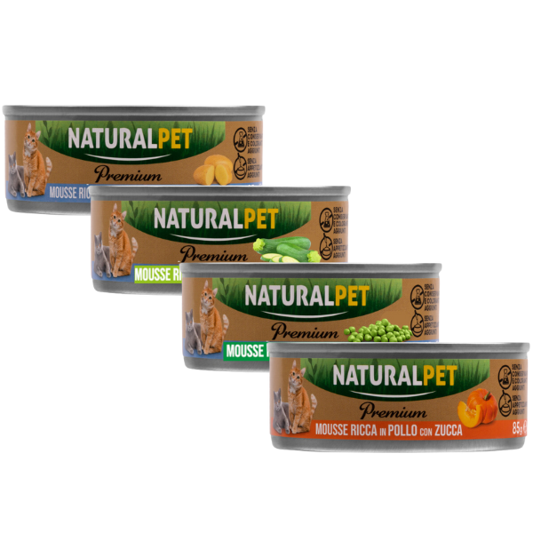 naturalpet premium cat adult mousse 85 gr immagine2