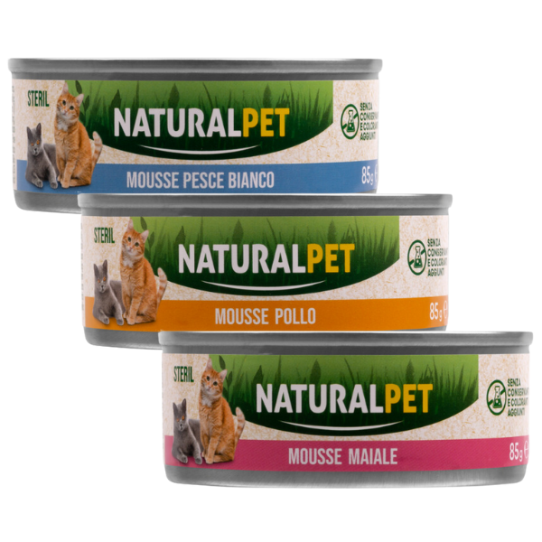 naturalpet cat sterilized mousse 85 gr immagine2