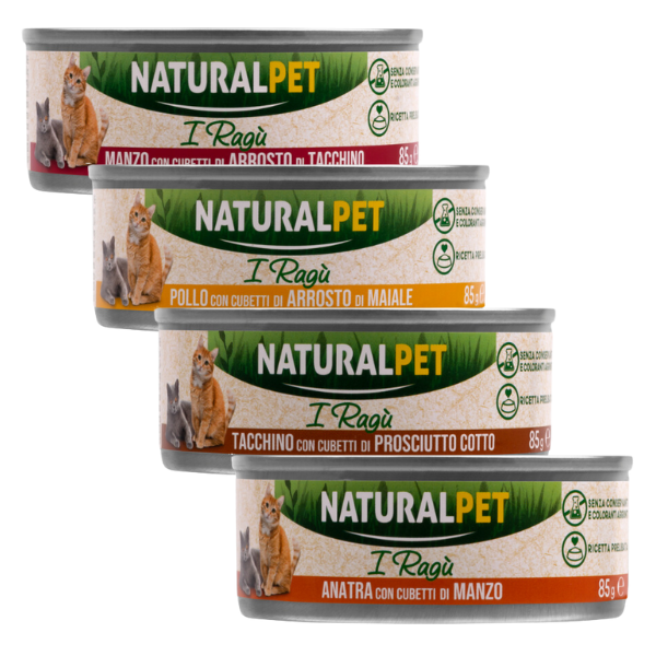 naturalpet cat adult deliziosi ragù di carne 85 gr immagine2