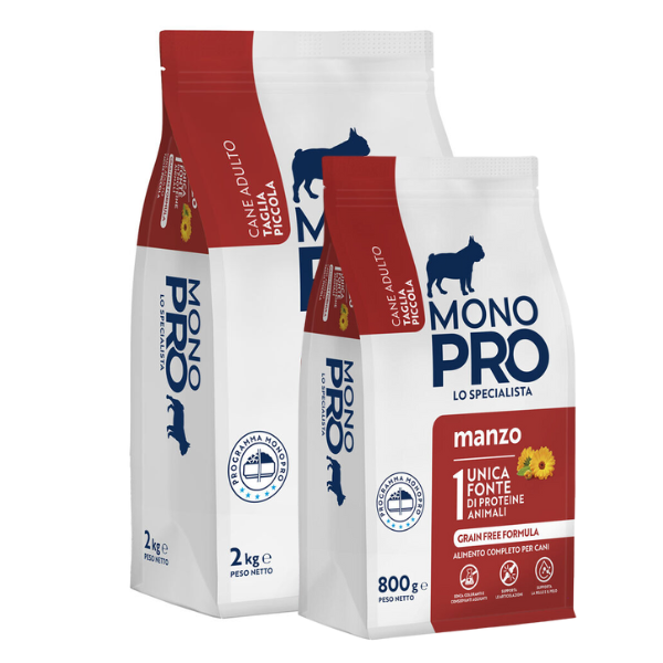 monopro lo specialista adult mini grain free manzo immagine2