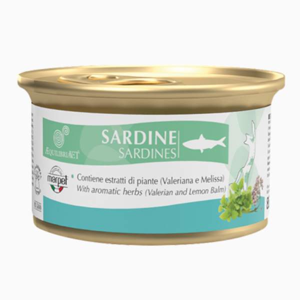 Marpet Aequilibria Vet dietetico umido gatto 85 gr - Sardina
