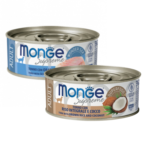 Monge Supreme Adult in salsa lattina da 80 gr