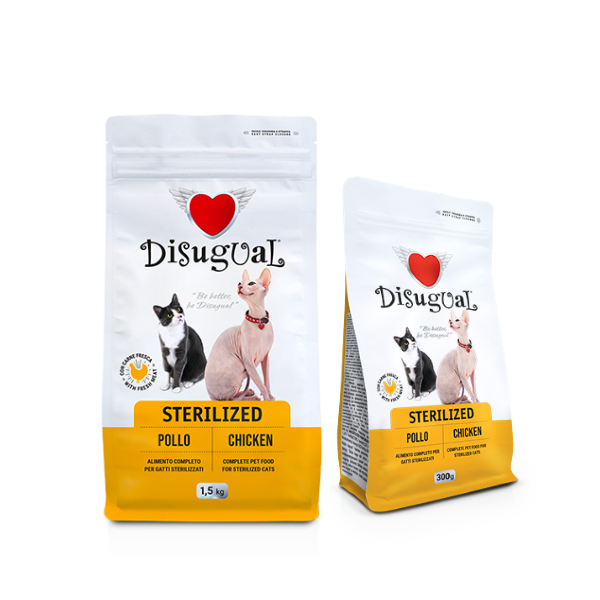 disugual cat sterilised pollo immagine2