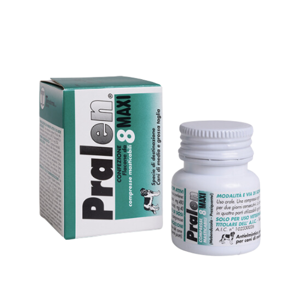 pralen maxi antiparassitario vermifugo compresse per via orale teknofarma immagine2