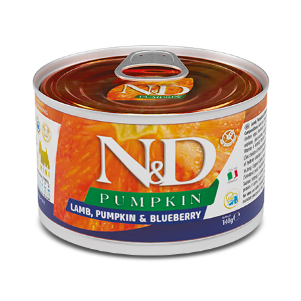 Farmina N&D Pumpkin Canine formula Mini 140 gr - Agnello e Mirtillo
