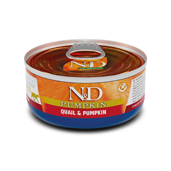 Farmina N&D Pumpkin Feline Umido 70 gr - Quaglia e Zucca