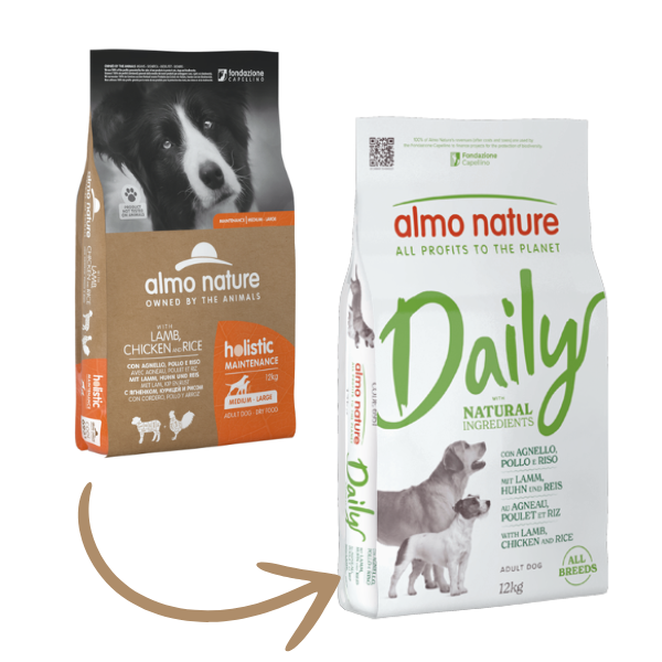 almo nature daily maintenance all breeds con agnello, pollo e riso immagine3