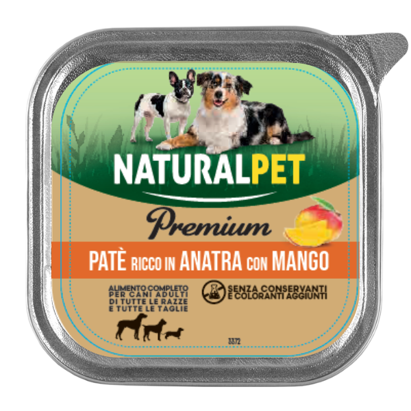 NaturalPet Premium Dog Adult All Breeds Patè 150 gr