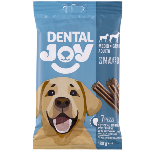 DentalJoy Dog Adult Medium/Large Snack Dentali - DentalJoy snack M/L