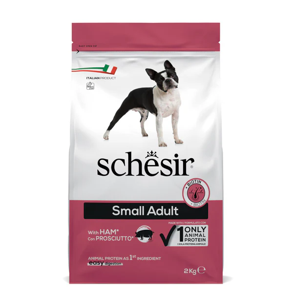schesir dog adult small maintenance prosciutto immagine2
