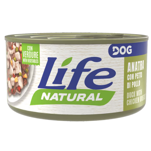 Life Dog Naturale 90 gr - Anatra e Pollo