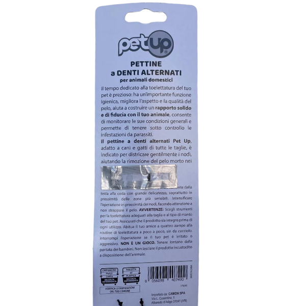 pettine a denti alternati petup immagine4