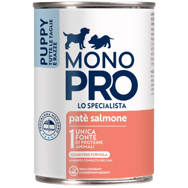 Monopro lo specialista Puppy All Breeds Patè Grain Free 400 gr
