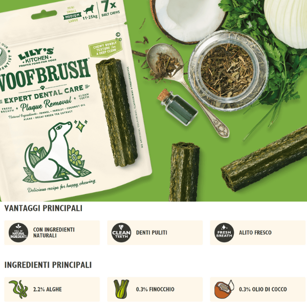 lily's kitchen woofbrush dental snack immagine4