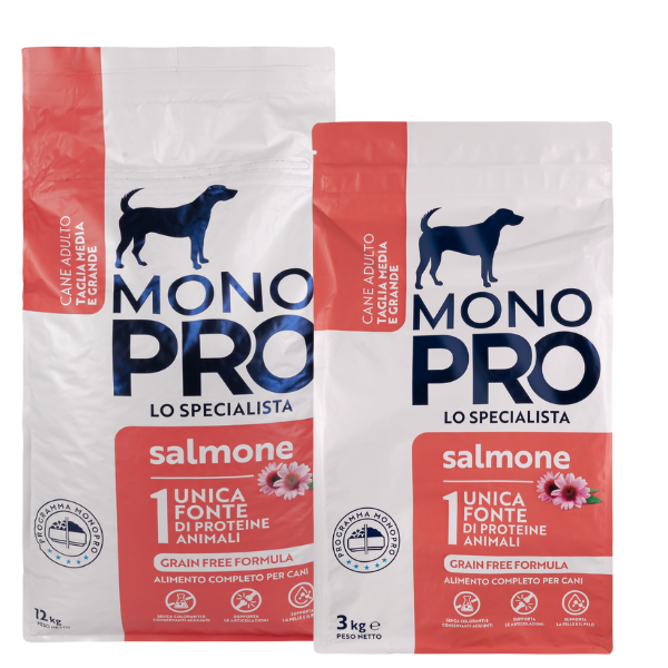 monopro lo specialista adult medium/large grain free salmone immagine2