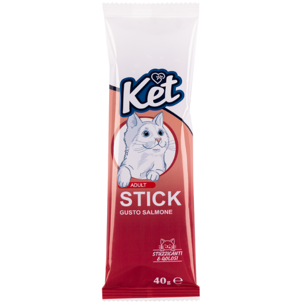 Ket Cat Stick snack in crema per gatti 40 gr - Salmone