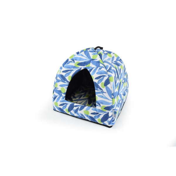 Petup Cuccia a Tenda Igloo - Blu e Verde: 40x40cm