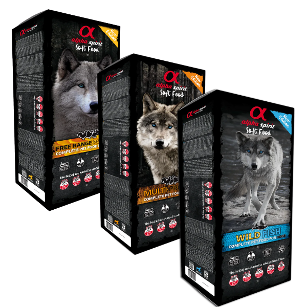 Alpha Spirit Adult alimento Semi-Umido Grain Free 9 kg