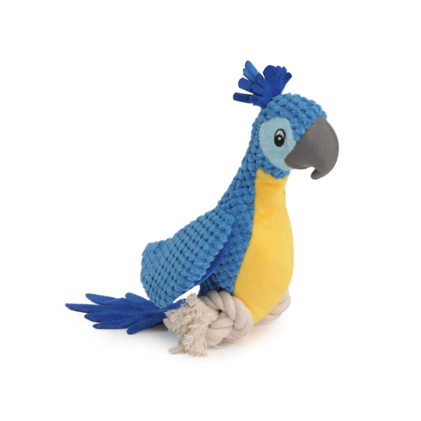 Gioco per cane pappagallo con queaker Camon