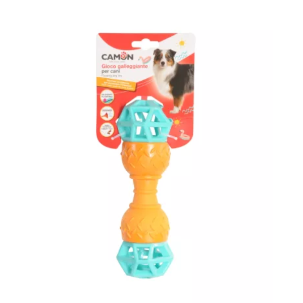 gioco per cani bastone galleggiante in tpr con squaker camon immagine3