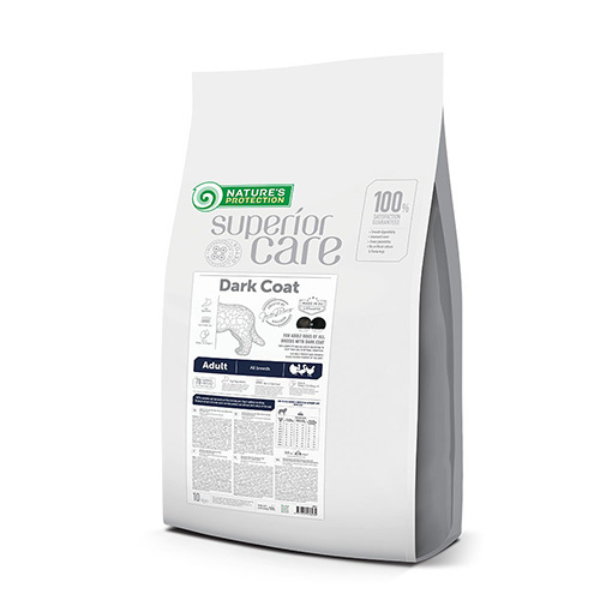 Nature’s Protection Superior Care Dog Adult All Breeds Dark Coat Grain Free Pollo