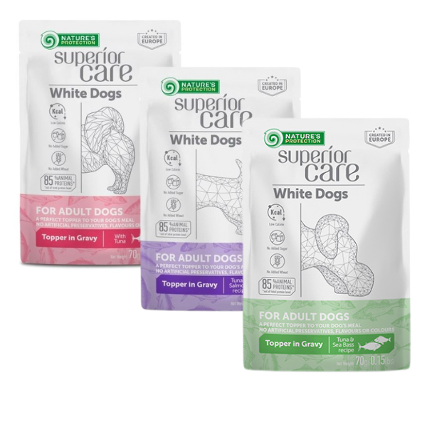 Nature’s Protection Superior Care Adult White Dogs Alimento Complementare 70 gr