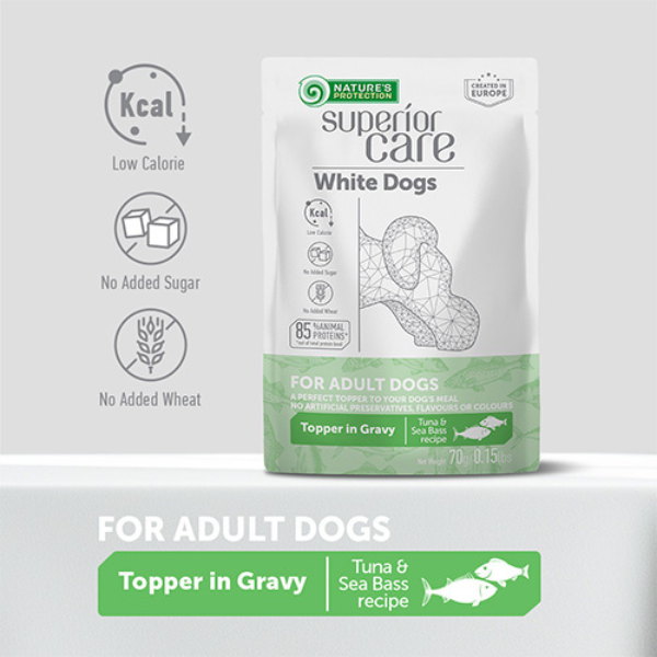nature’s protection superior care adult white dogs alimento complementare 70 gr immagine8
