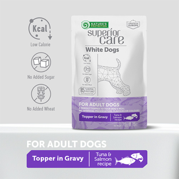 nature’s protection superior care adult white dogs alimento complementare 70 gr immagine7