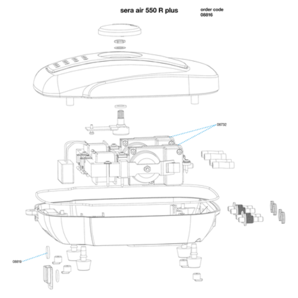 sera air 110 plus aeratore per acquario immagine3