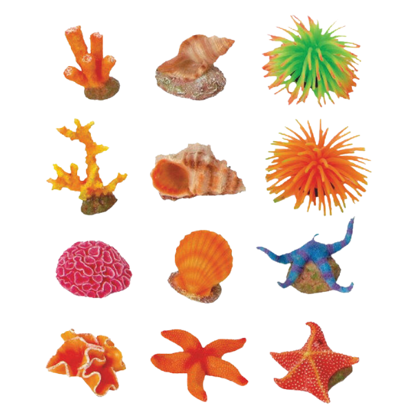 Blu Bios Mini decorazioni per acquari - mix 4-5 cm