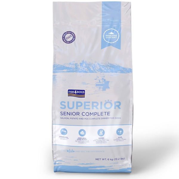 Fish4Dogs Superior Senior Complete Small al Salmone - 6 kg