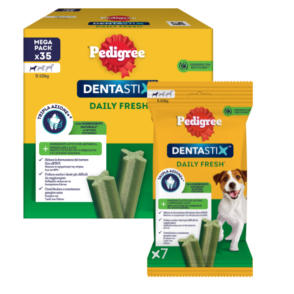 pedigree dentastix fresh mini snack per l'igiene orale immagine9